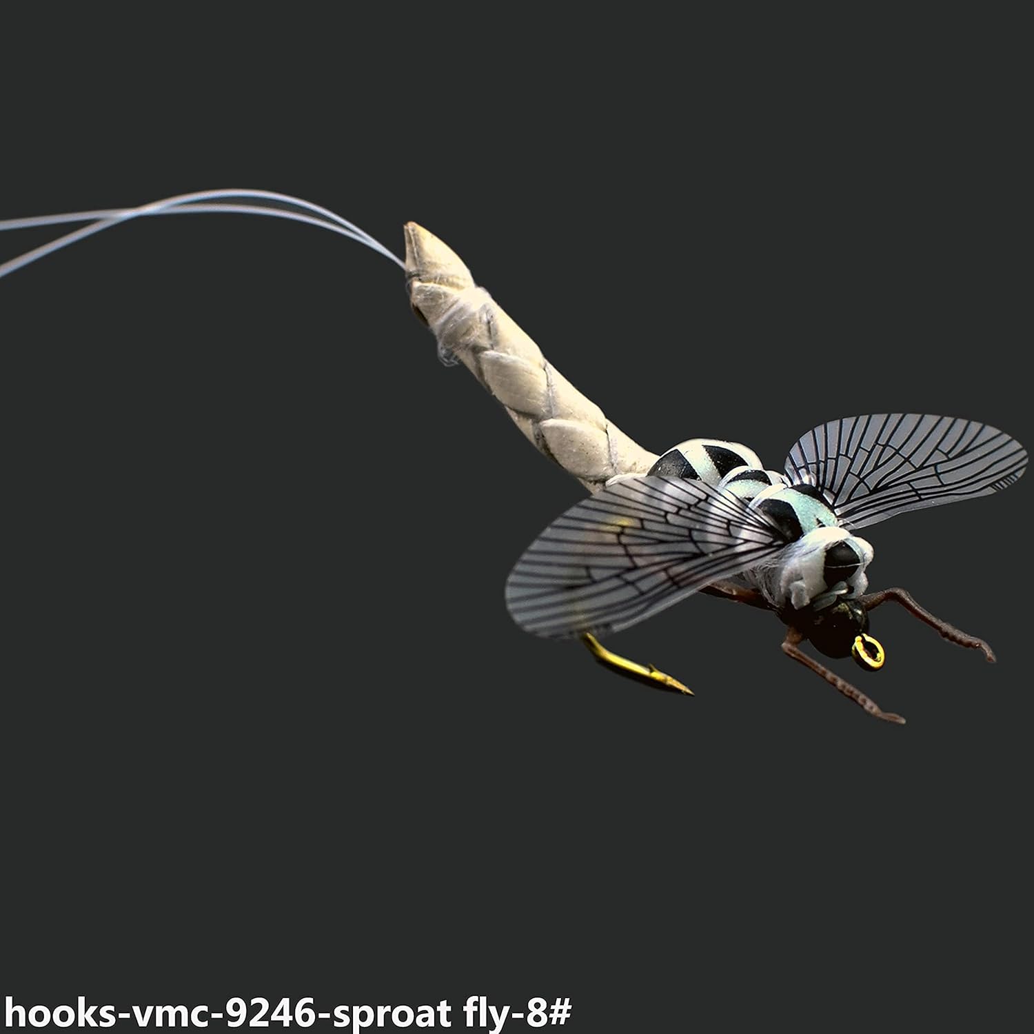 Fly Fishing Flies kit with Fly Box/Nymphs/Dry Fly,Wet Fly/Streamers/Realistic Flies