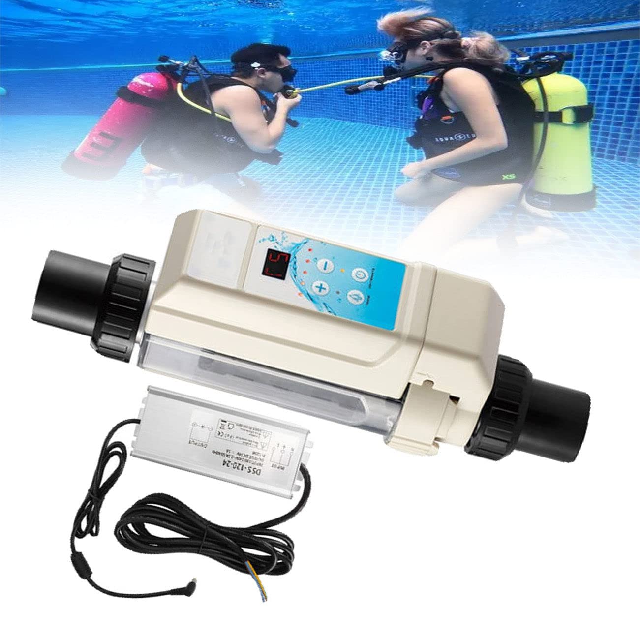 Amazon.co.jp: スイミングプール塩塩素マシン8/16/12/20g/h SPAプール