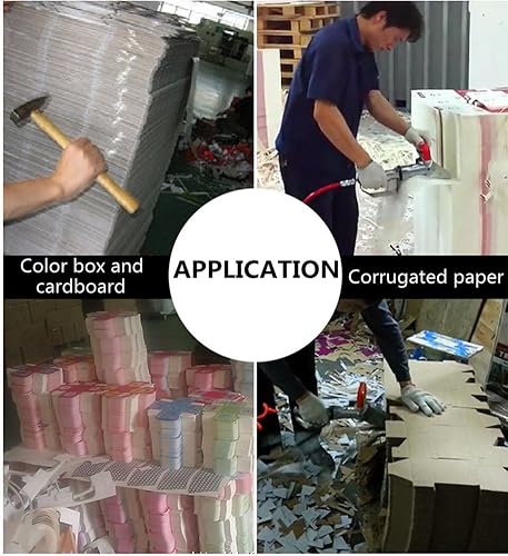 Miniatura 3 de CGOLDENWALL Máquina peladora de residuos de caja de cartón de cartón neumática de la serie QF Herramienta de corte de borde de papel Herramienta de