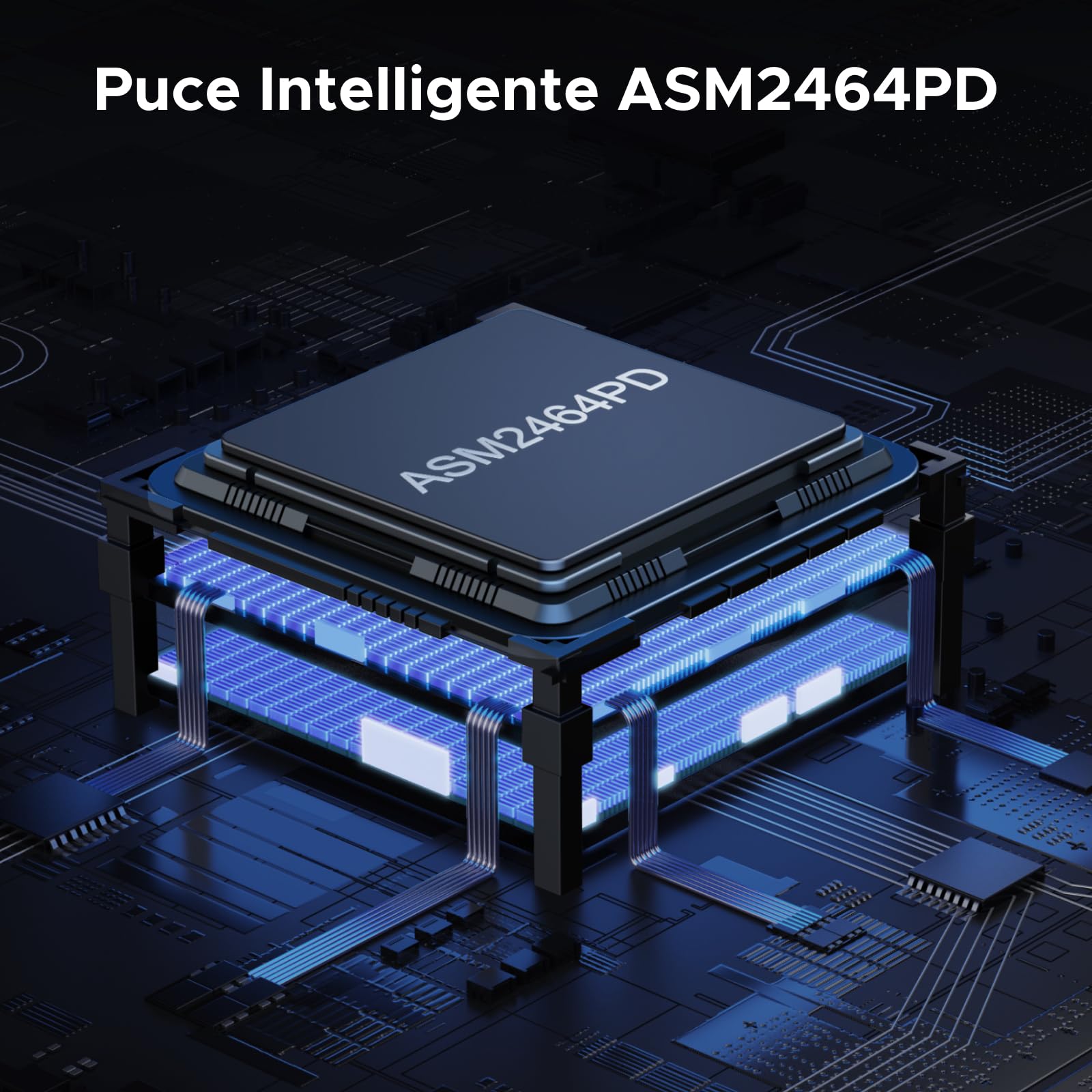 UGREEN Boîtier SSD M2 40Gbps USB 4 NVMe Compatible Thunderbolt 4/3 Aluminium