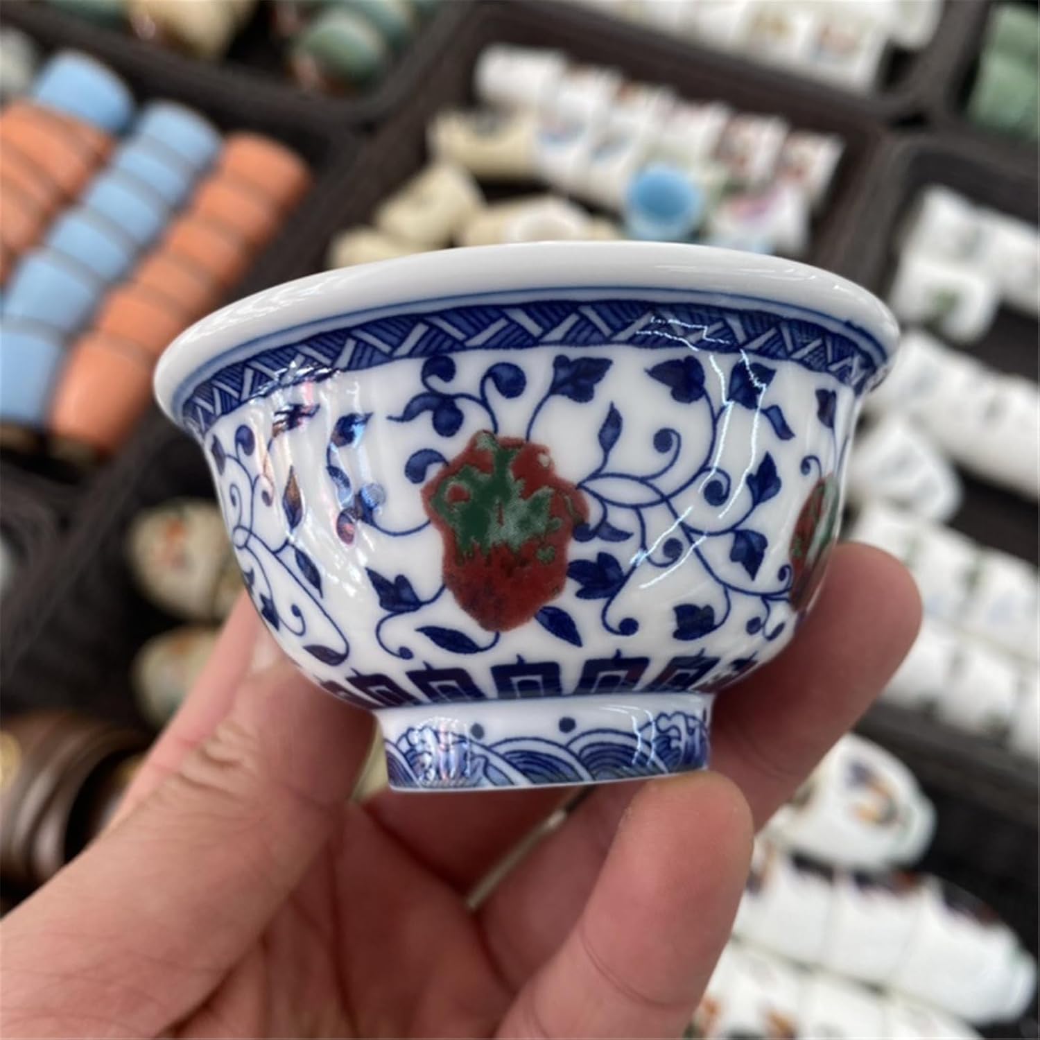 Artistic Hand-Painted Tea Cup Elegant and Collectible-style2