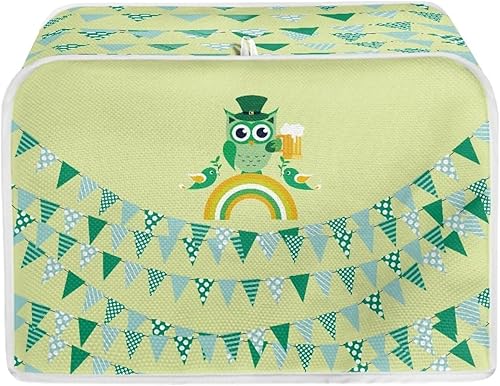 Miniatura 8 de Girasol Gallo 2 rebanadas Tostadora cubierta apta para la mayoría de tostadoras estándar Panera Horno Pscrowave Horno Tostador Polvo Protector de