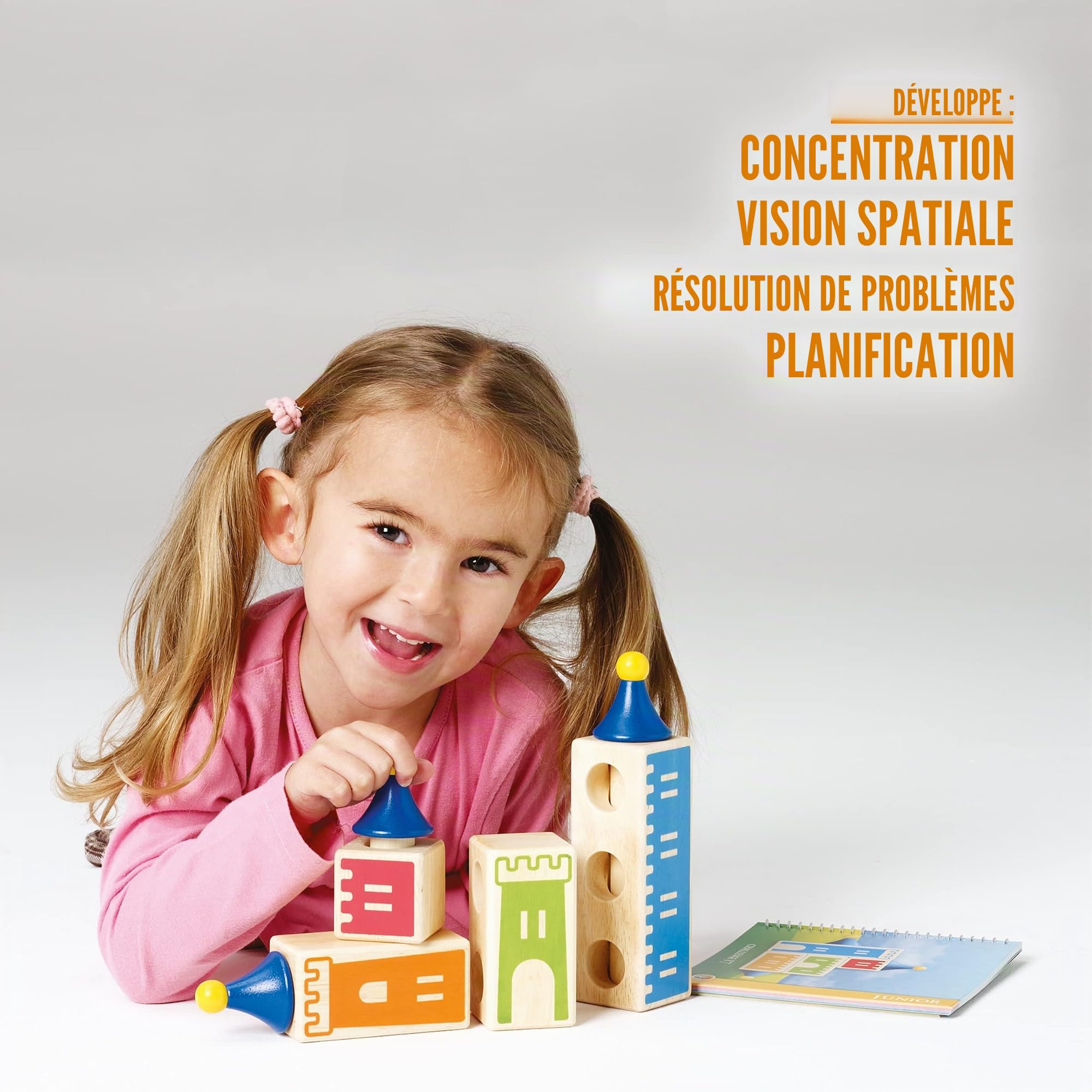 Smartgames - Castle Logix | Puzzle en Bois | Jeux éducatifs | Jouets pour Enfants 3 Ans 1 Joueur