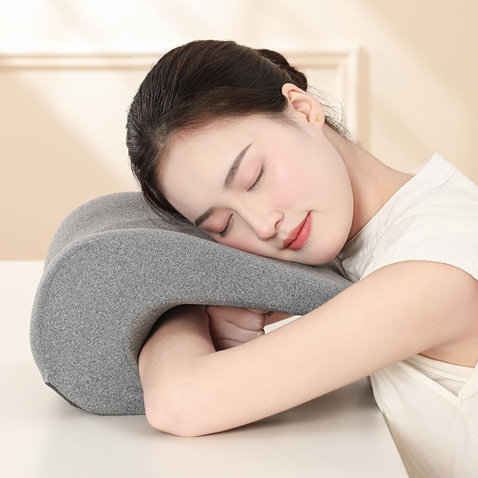Poggiatesta ergonomico per sedia in memory foam per collo e sonno Cuscino poggiatesta per sedia comfort per dormire e un pisolino