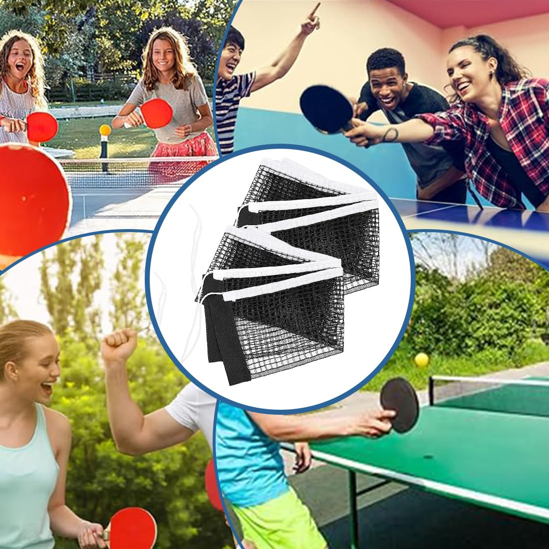 Red de Tenis de Mesa Portátil de Ping Pong Durable, Red de Reemplazo Universal para Entrenamiento y Juegos