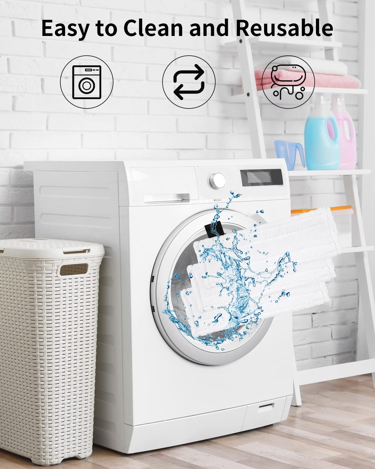 Set 10 Panni Microfibra Per Pulitore Vapore Karcher - Compatibili SC2/SC3/SC4/SC5, Altamente Assorbenti - Foto 7