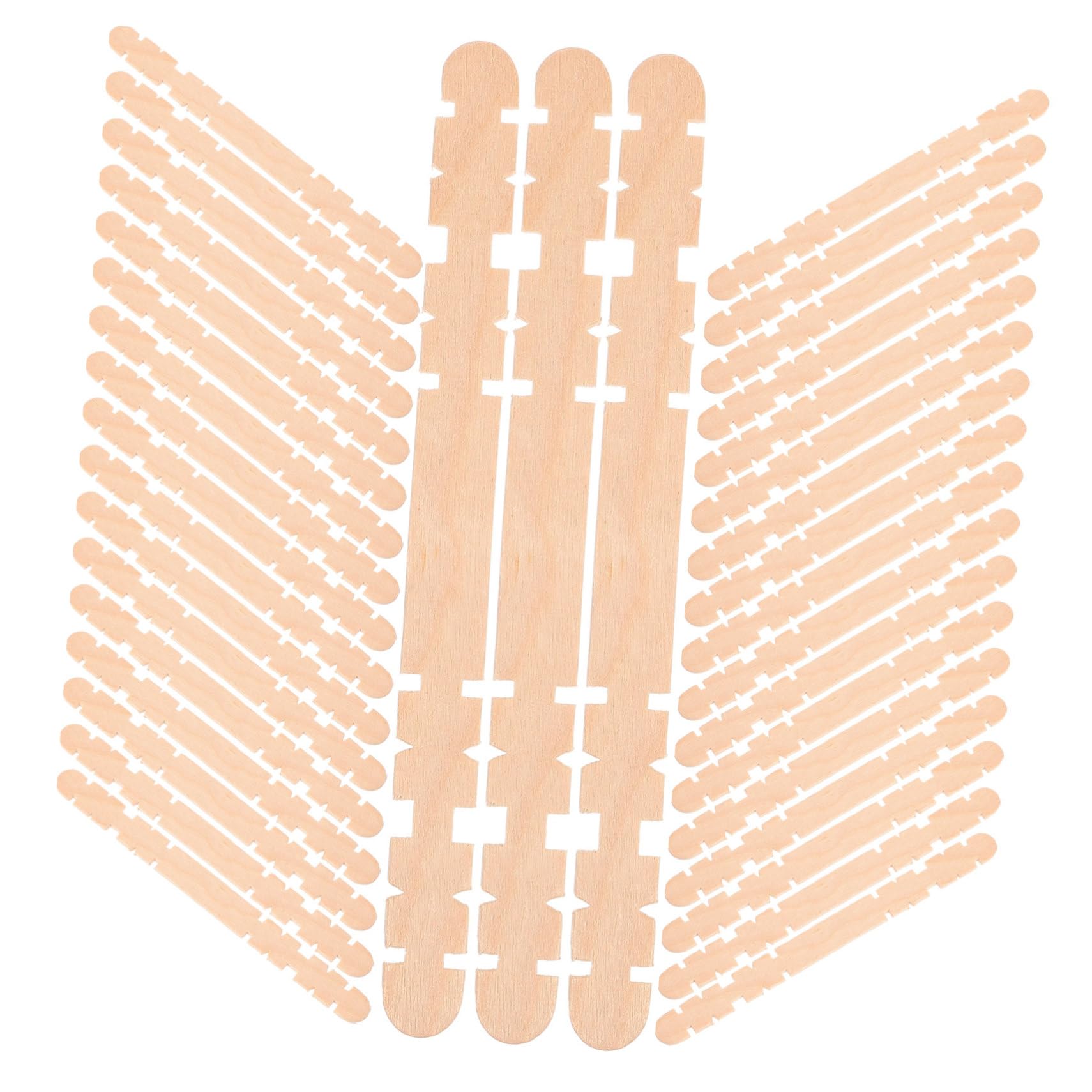 Lurrose 5stücke Handgefertigte Holzleisten Kreative Bastelmaterialien Aus Hochwertigem Holz Für Modelle Dekorationen Und Handarbeiten Für Feste Und Anlässe