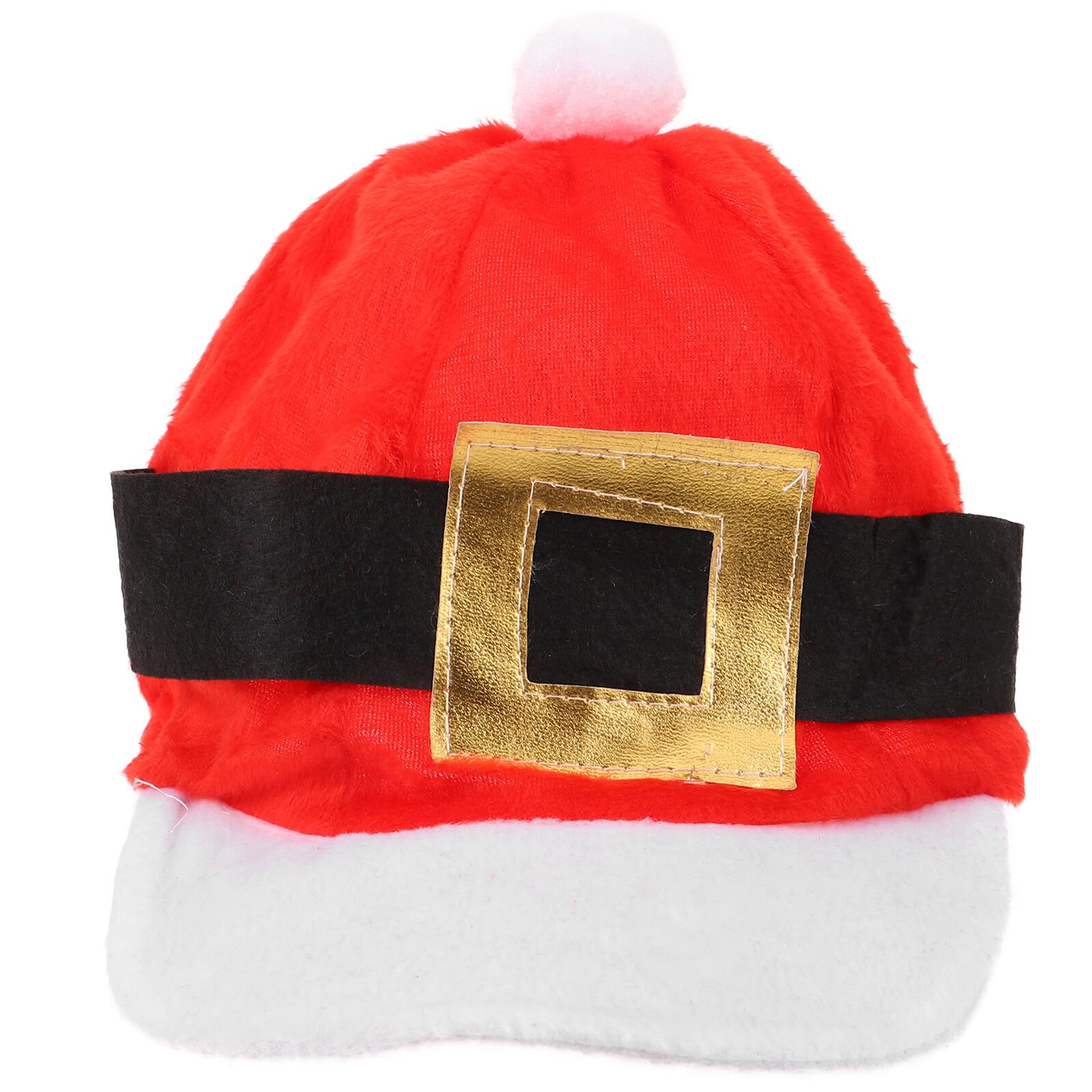 Sombrero de Fiesta Navidad con Cinturón Gorro Chef Catering Unisex Color Vibrante y Duradero Talla Única para Banquetes y Festivales