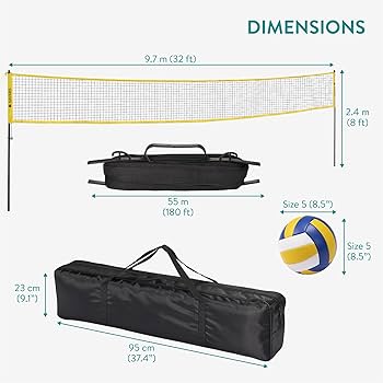 【Navaris】バレーボールセット 屋外 収納ケース付き Amazon | Navaris バレーボールセット 屋外用 バレーボール