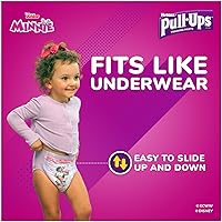 Vista 4 de Pull-Ups Learning Designs - Pantalones de entrenamiento para niñas, 2T-3T (18-34 libras), 25 unidades (el embalaje puede variar)
