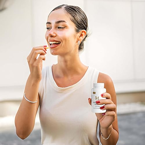 Miniatura 9 de Complejo ayurvédico con Ashwagandha, cúrcuma, albahaca santa, shilajit y azafrán Suplemento orgánico para el estado de ánimo, energía y apoyo