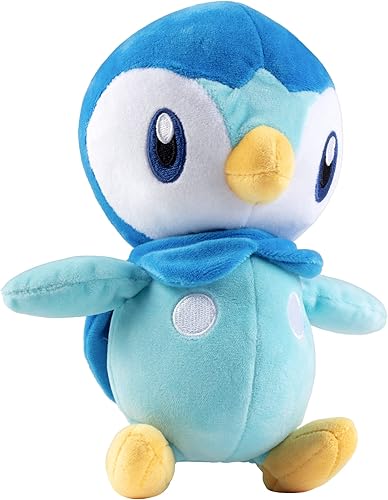 Miniatura 4 de Pokemon Diamond & Pearl Starters - Paquete de 3 peluches de 8 pulgadas, con licencia oficial 2025, Chimchar, Piplup y Turtwig, auténticas figuras
