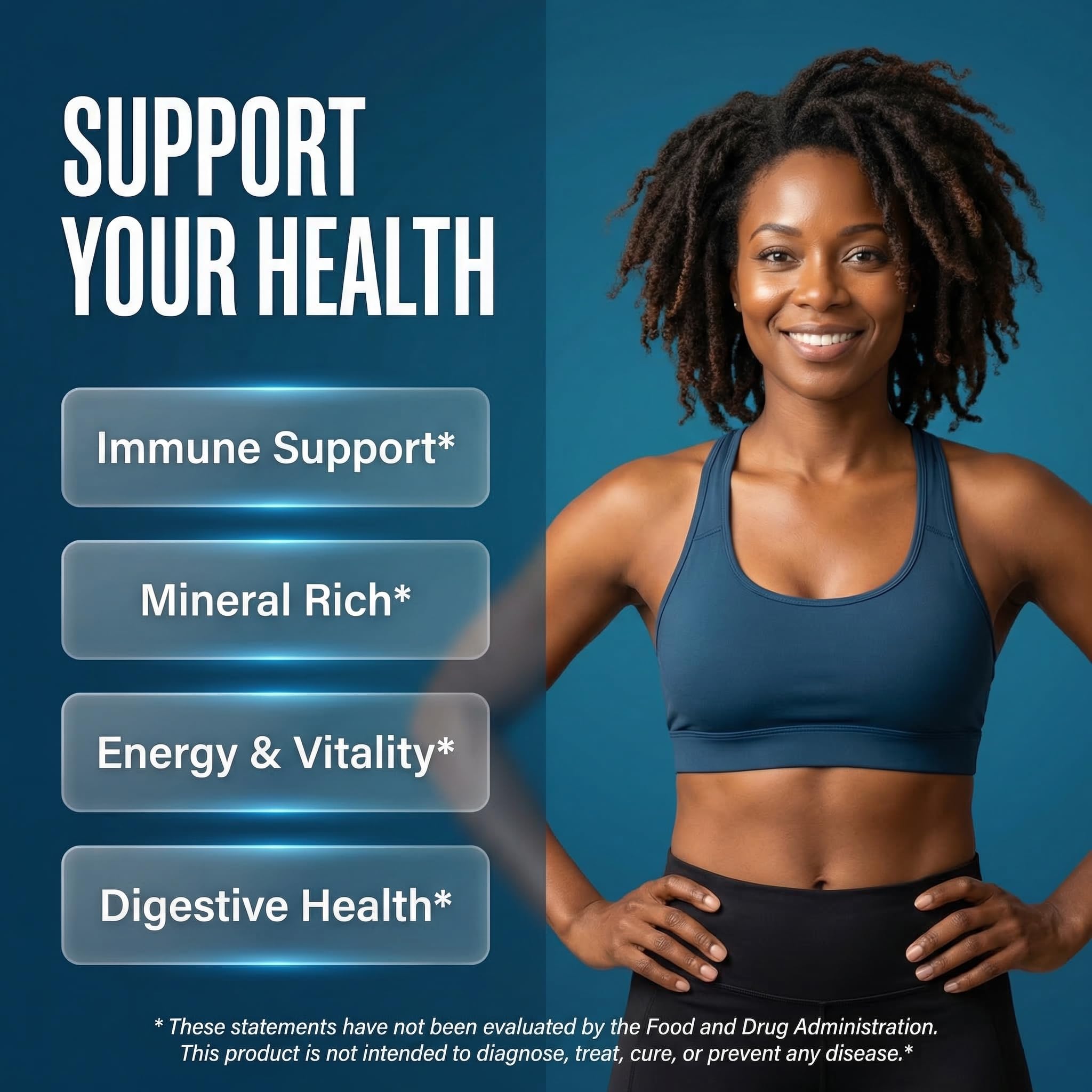 Clean Nutraceuticals Sea Moss Black Seed Oil Ashwagandha Turmeric Bladderwrack Burdock & Vitamin C Vitamin D3 with Elderberry Manuka Dandelion Yellow Dock Iodine Chlorophyll ACV - 2