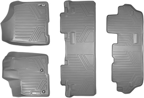 Miniatura 15 de Maxliner - Juego de alfombrillas personalizadas de 3 filas y forro de carga para detrás de la tercera fila, compatible con Toyota Sienna 2013-2020