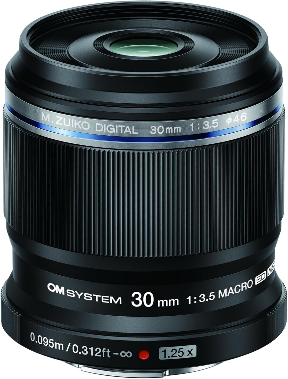 OM SYSTEM M.Zuiko Digital ED 30mm F3.5 Macro Lens for Micro Four Thirds – High-Resolution Close-Up Photography, Lightweight, Fast Autofocus for Olympus OM-D, PEN models, Panasonic G-series), black