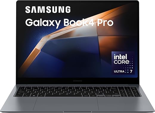 Samsung Galaxy Book4 Pro | Intel Evo Core Ultra 7 155H | Built-in AI | 14″ (35.56cm) Touchscreen Dynamic AMOLED 2X 120Hz| 500 Nits (32GB/1TB…