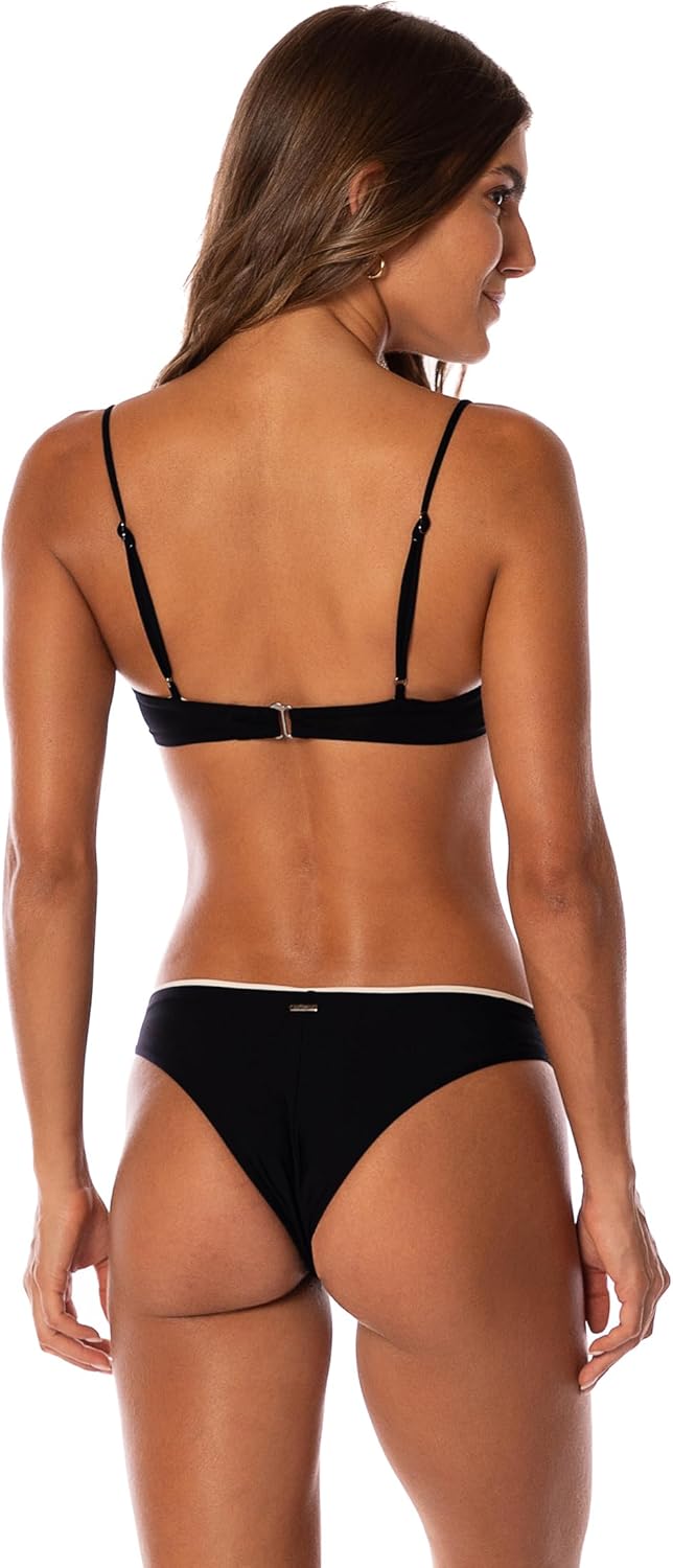 Maaji Womens Midnight Black Iconic Bottom Low Rise