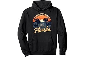 Florida Sunset - Throwback Design - Classic Pullover Hoodie