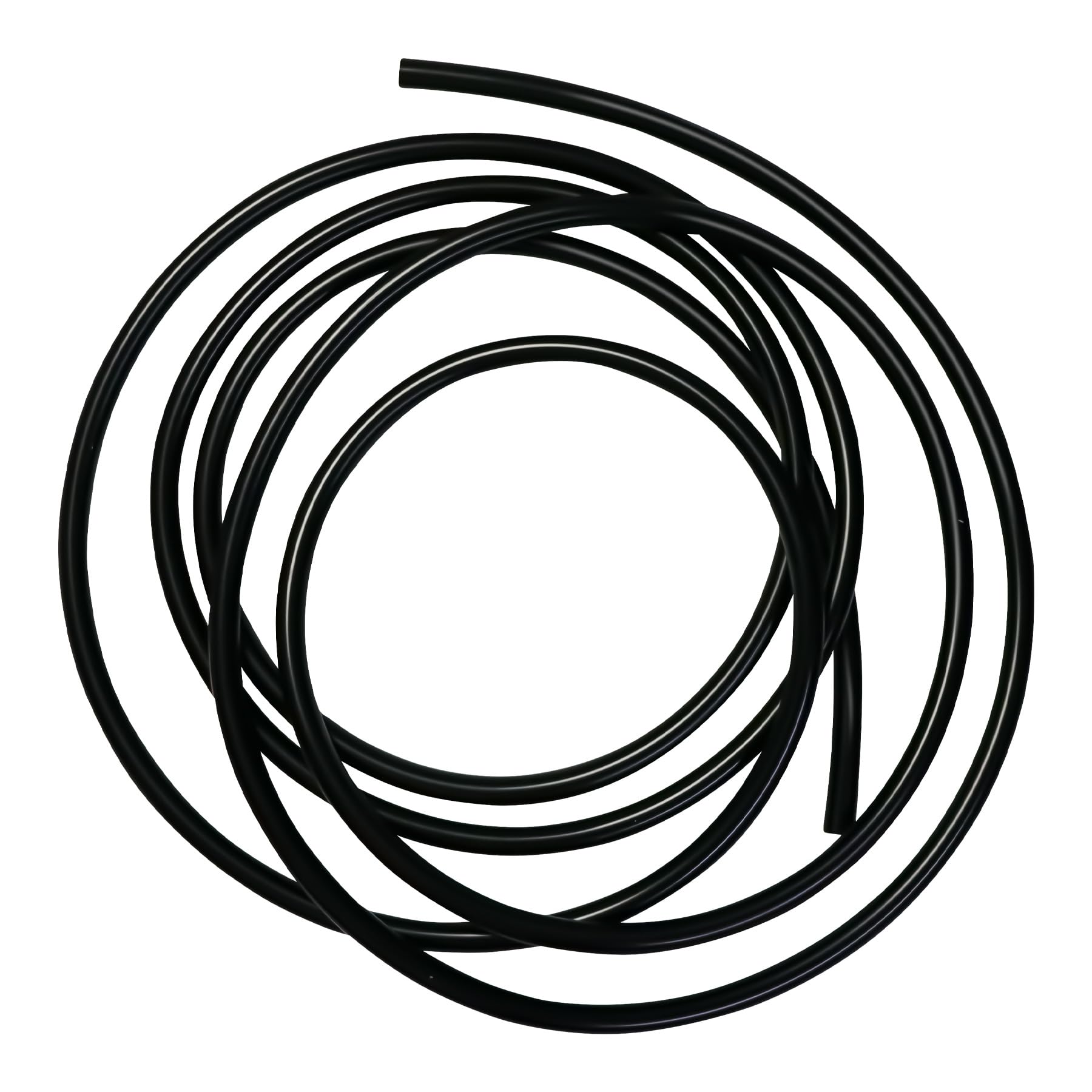 iMeistek Flexible Silicone Tubing, 5mm ID x 8mm OD 4.5m Length Silicone Hose for Aquarium Pumps and Air Hoses,Black