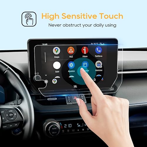 Vista 67 de LFOTPP Protector de pantalla F150 para 2015-2021 2022 2023 F*ord F 150 F150 F250 F350 F450 sync2 sync3 Coupé Hatchback 8 pulgadas navegación vidrio