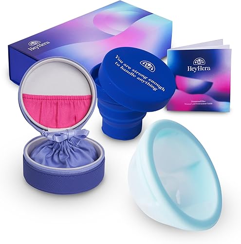 Disco menstrual reutilizable, disco menstrual de silicona, cómodo disco de período, fácil de usar y extraer, fácil de limpiar disco menstrual