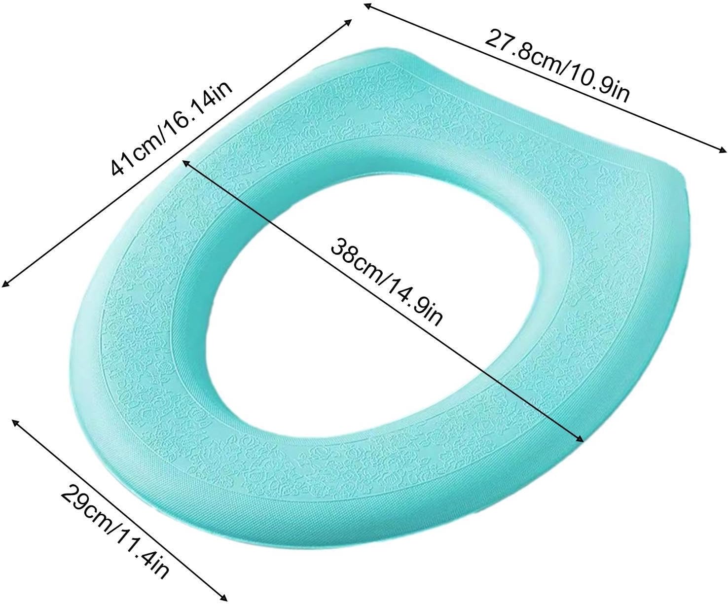 Toilet Seat Covers for Bathroom Lid Seat Cushion, Easy Cleaning