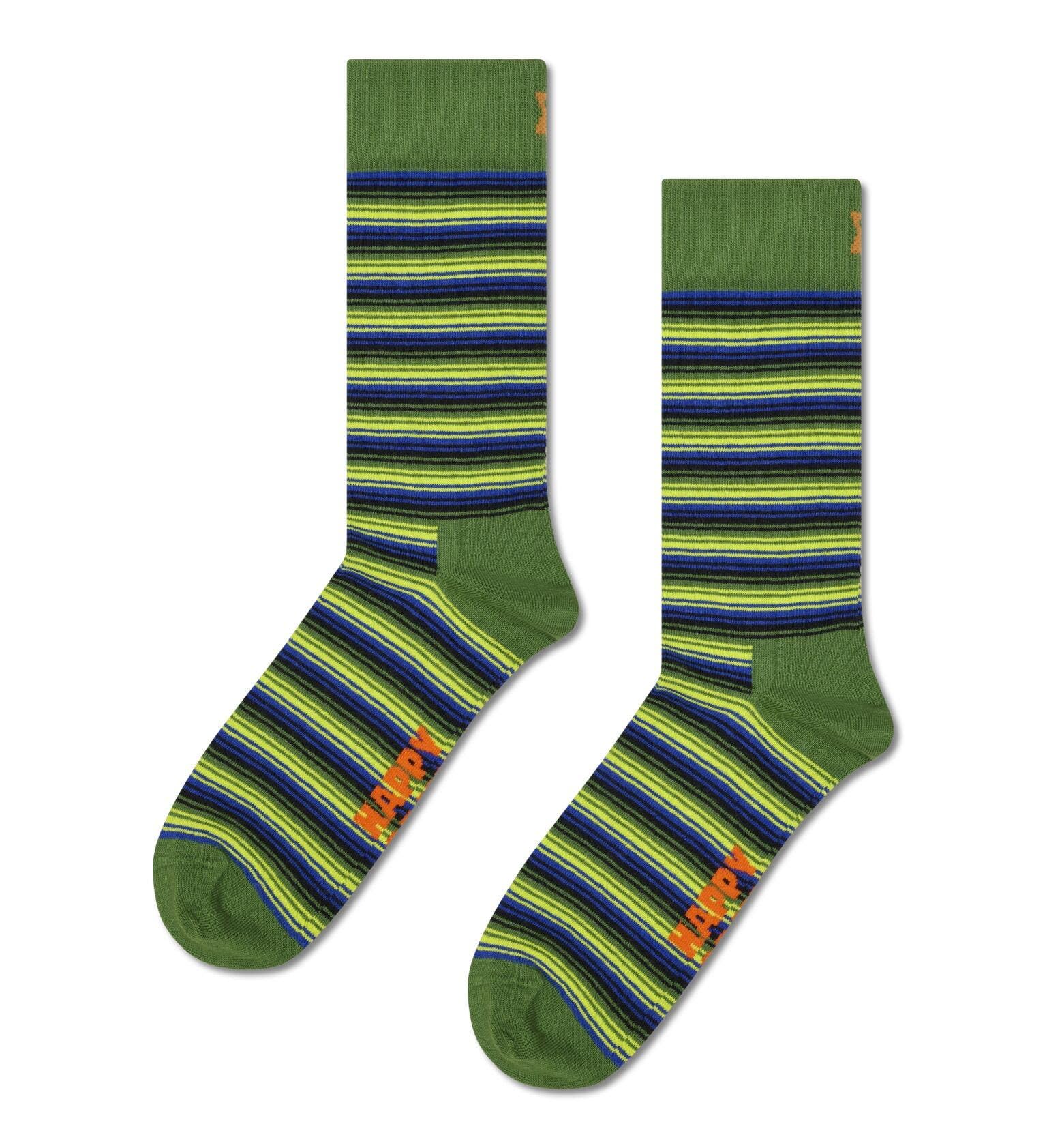 Happy Socks Calcetines altos con divertido estampado de animales para hombre y mujer, 36-40 y 41-46, llamas, leopardo, flamenco
