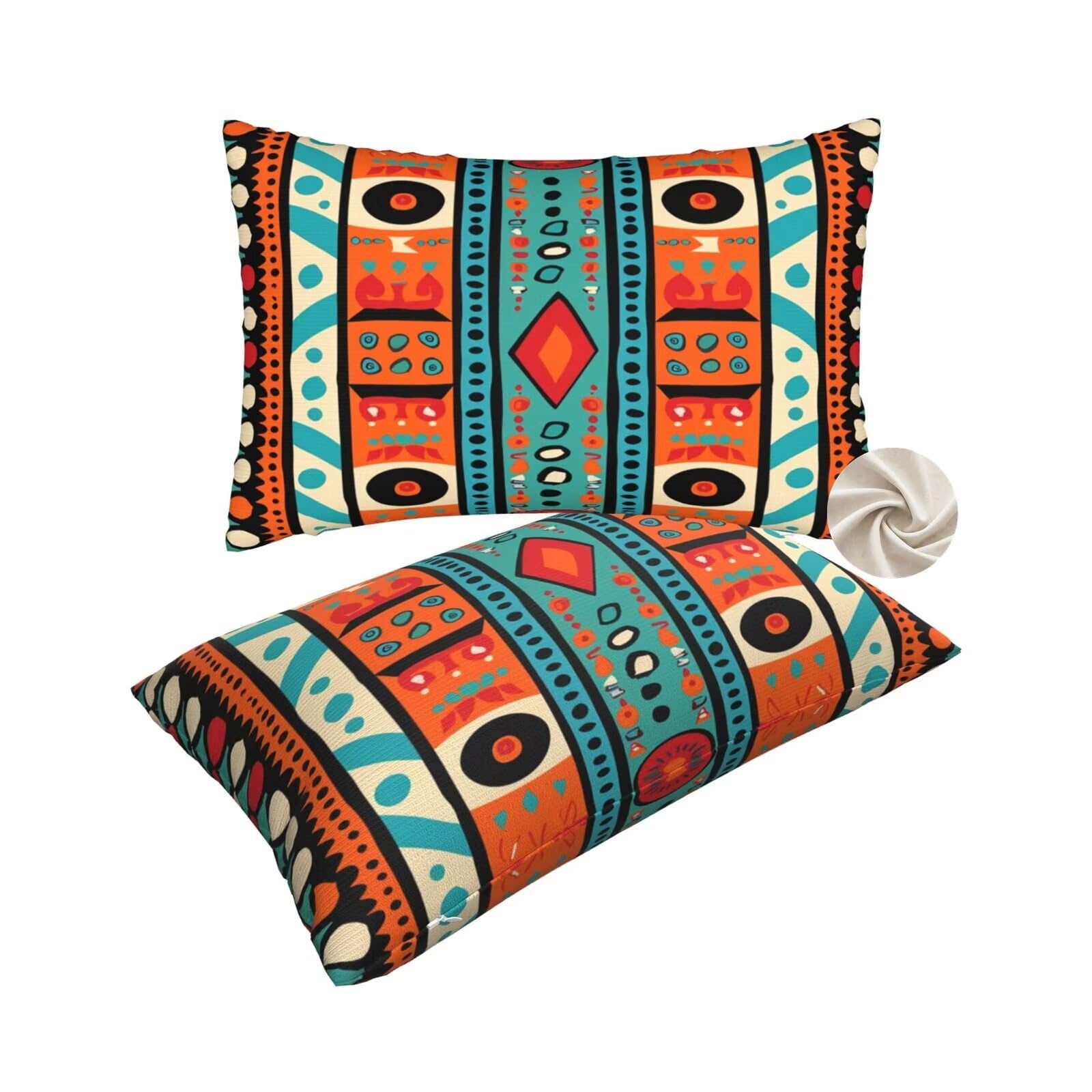 Houssse de coussin 50x80 cm lot de 2 pour rénover un canapé