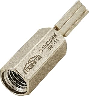 LEKOMESH 10mm Carbide Mortar Rake Cutter Bit - 3/8" Masonry Brick Removal Tool, 5/8-11 Thread for Angle Grinders