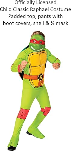 Miniatura 3 de Rubies Disfraz de Rafael de las Tortugas Ninja Mutantes de Nickelodeon Retro Classic para niño