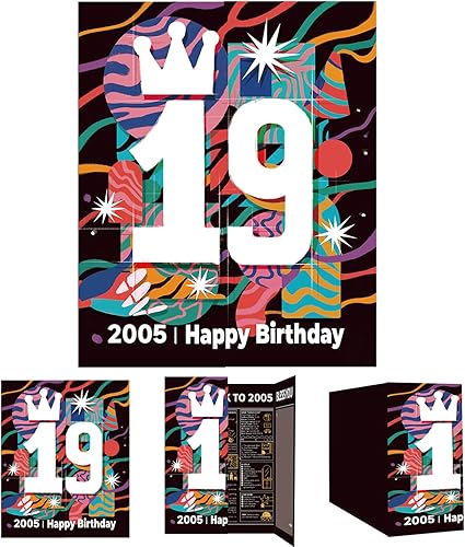 Tarjeta de felicitación de cumpleaños número 100 2024, tarjeta de regalo de cumpleaños de 100 años, memoria de vuelta en 1924 (sobre)