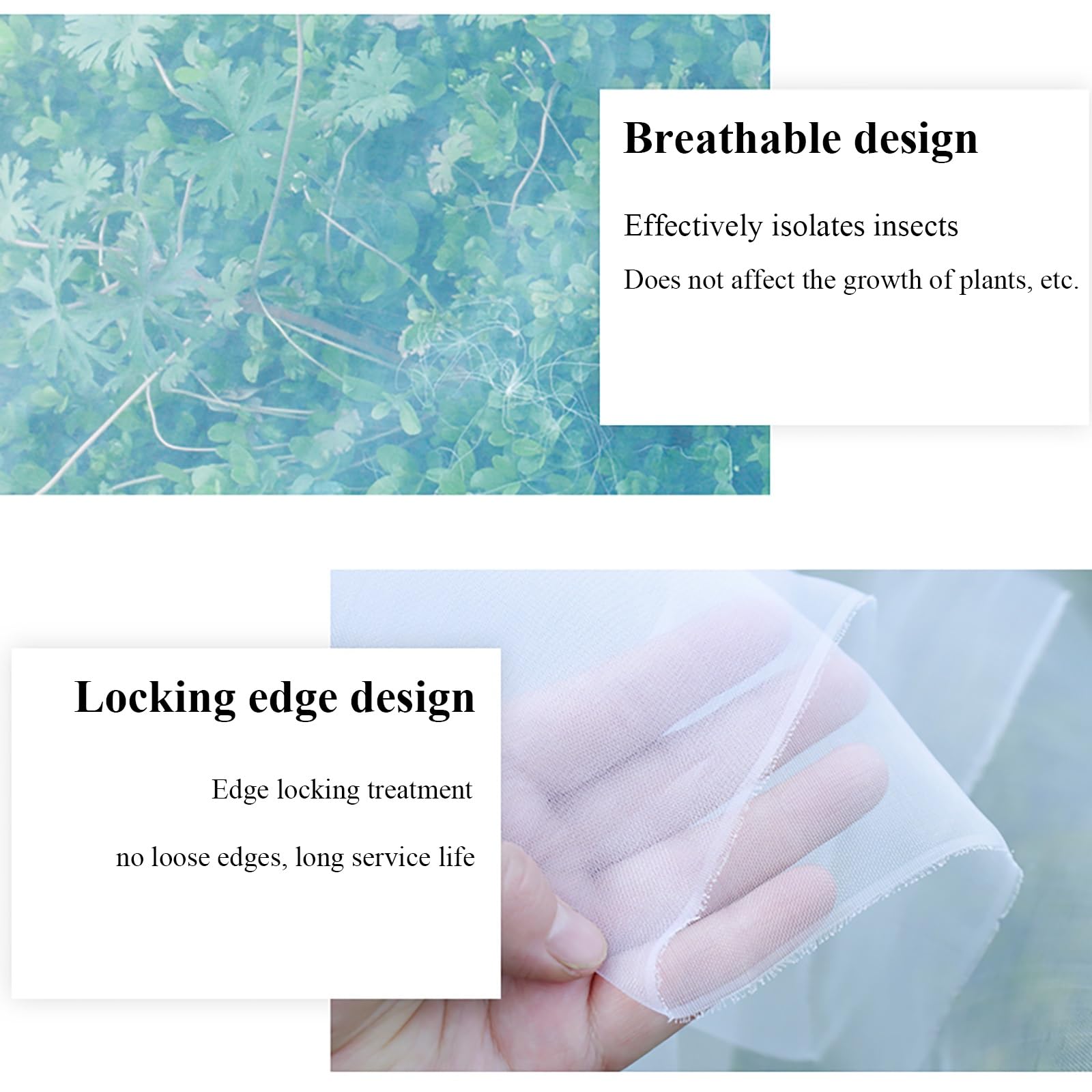 Red de protección de jardín, tamaño personalizable para verduras, plantas y frutas, ideal para camas elevadas, prevención de plagas y solución de seguridad en el jardín