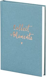Rössler Bullet Journal A5 | 192 Seiten | Hardcover Notizbuch A5 punktkariert| Innentasche | A5 Notizbuch gebunden | Notizbuch dotted | nachhaltig & klimafreundlich | 1 Stück | Farbe: Blau | Denim