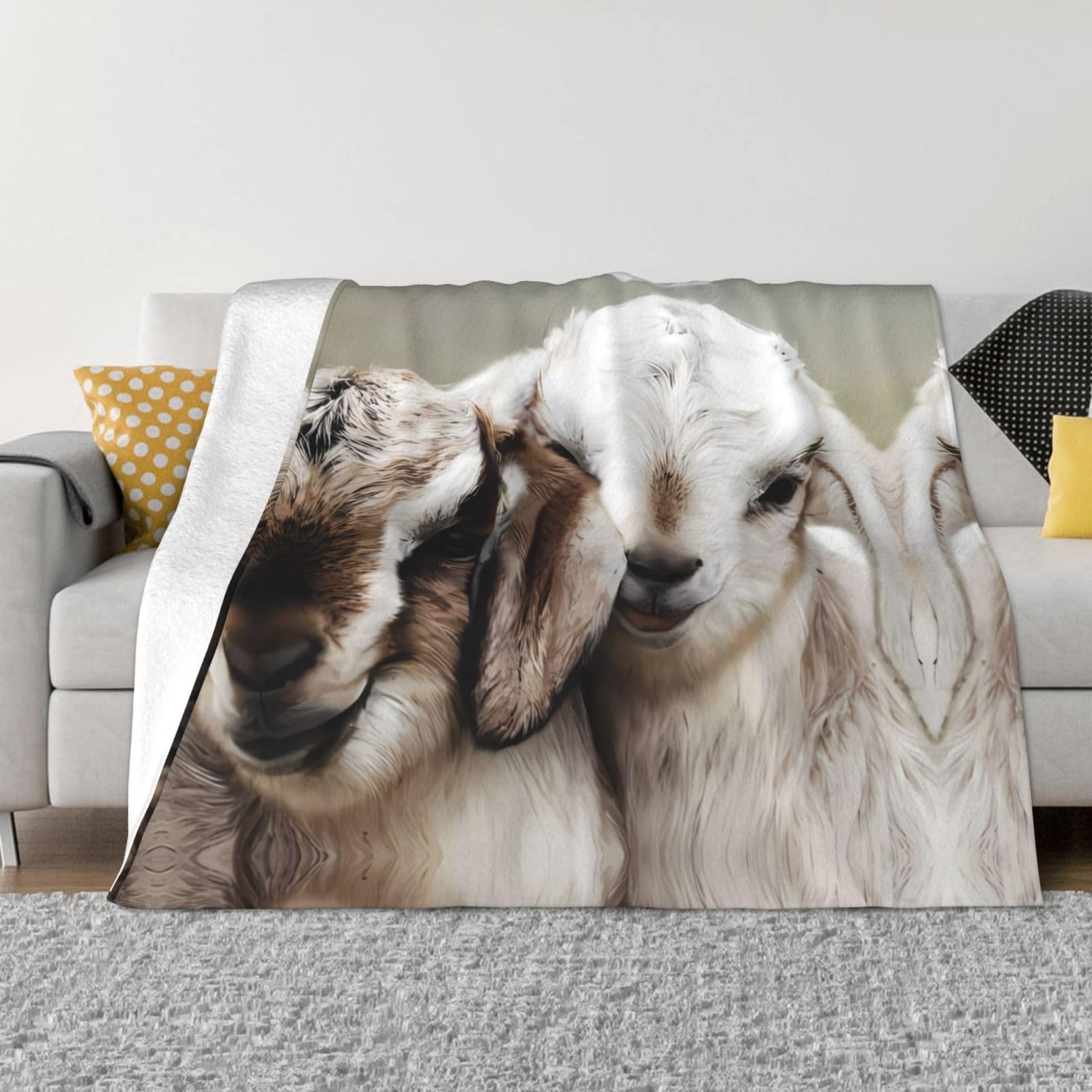 Plaid couverture polaire douce mouton flanelle lit voyage
