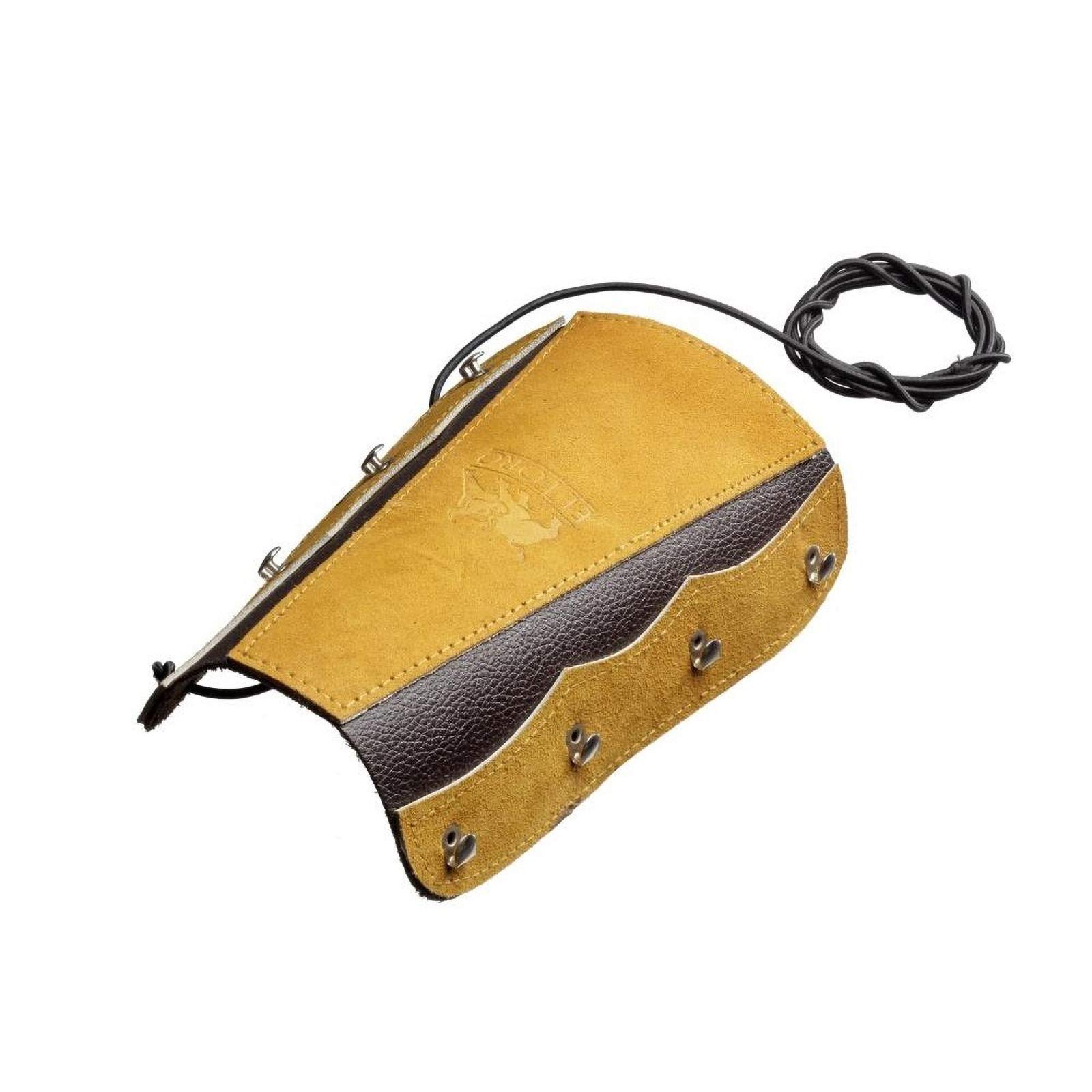 elToro Traditioneller Armschutz Honey-Brown, Zubehör für Bogenschießen | Pfeil und Bogen, Bogensport