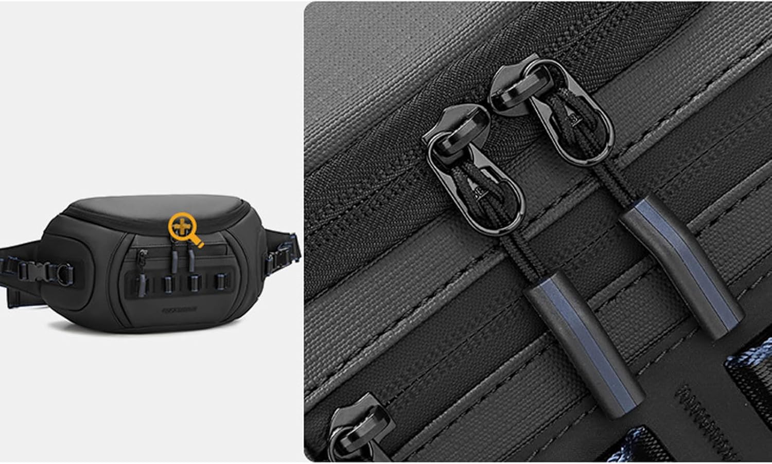 DSLR Chest Bag Quick-Access Zippers Ergonomic Crossbody Shoulder Pack For Outdoor Photography DSLR Camera Bag With Multi Compartment