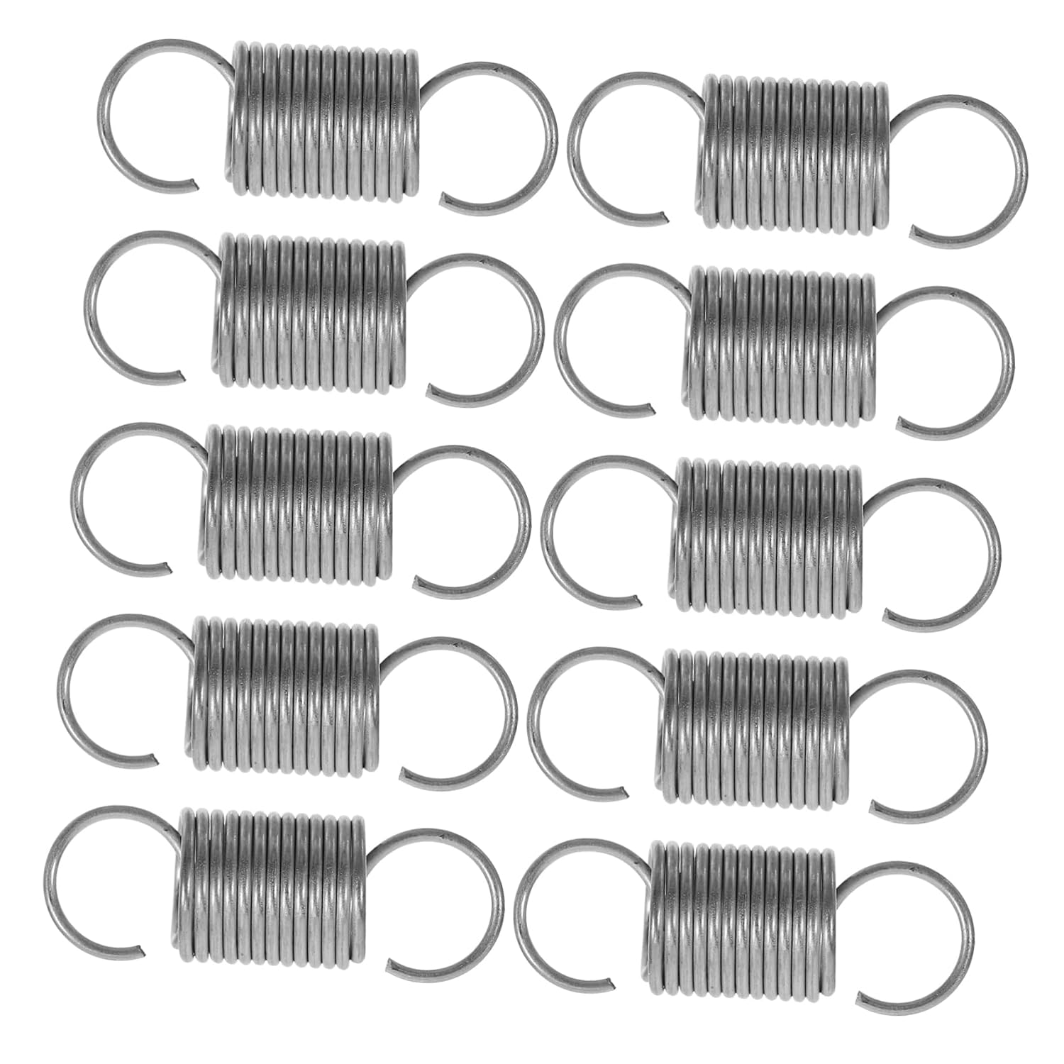 20pcs Stainless Steel Extension Springs Wire Diameter Heavy-Duty Tension Springs for Mechanical and Construction Use Repair Tools
