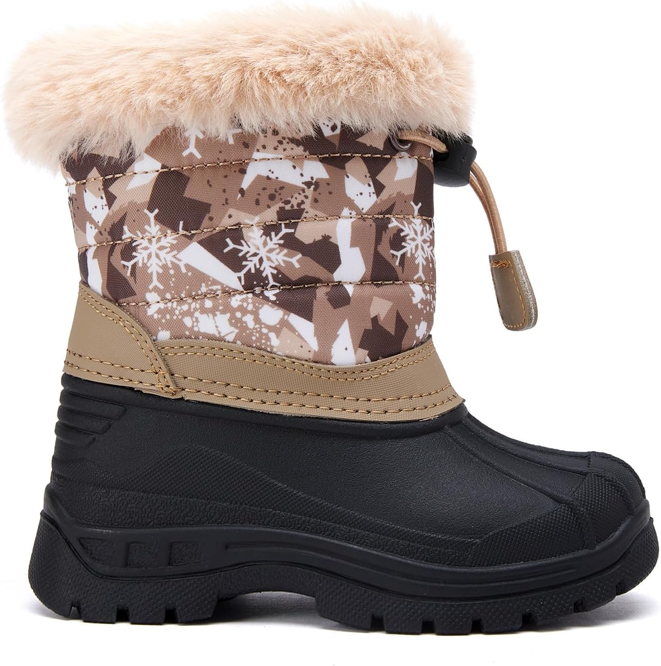 BMCiTYBM Toddler Snow Boots Boys Girls Waterproof Winter Boots High Top Outdoor Warm Shoes for Cold Weather (Toddler/Little Kid)