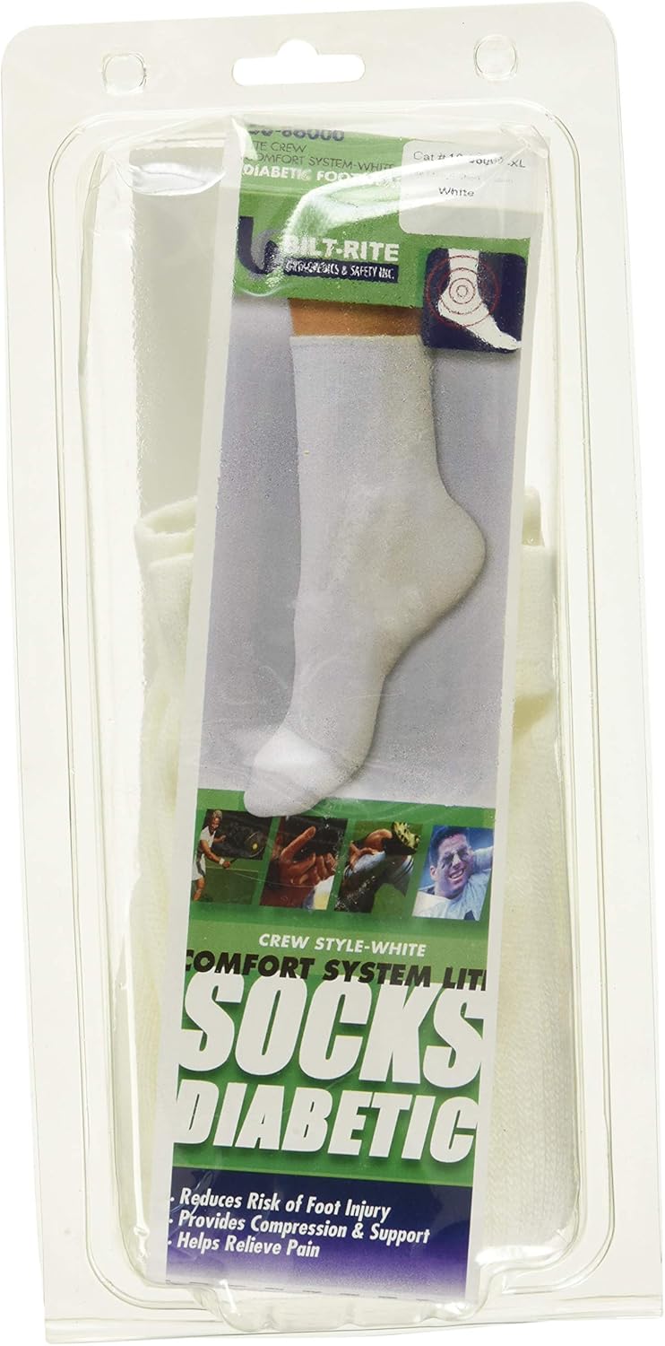 Bilt-Rite Mastex Health Lite Crew Comfort System, White, X-Large : Health & Household