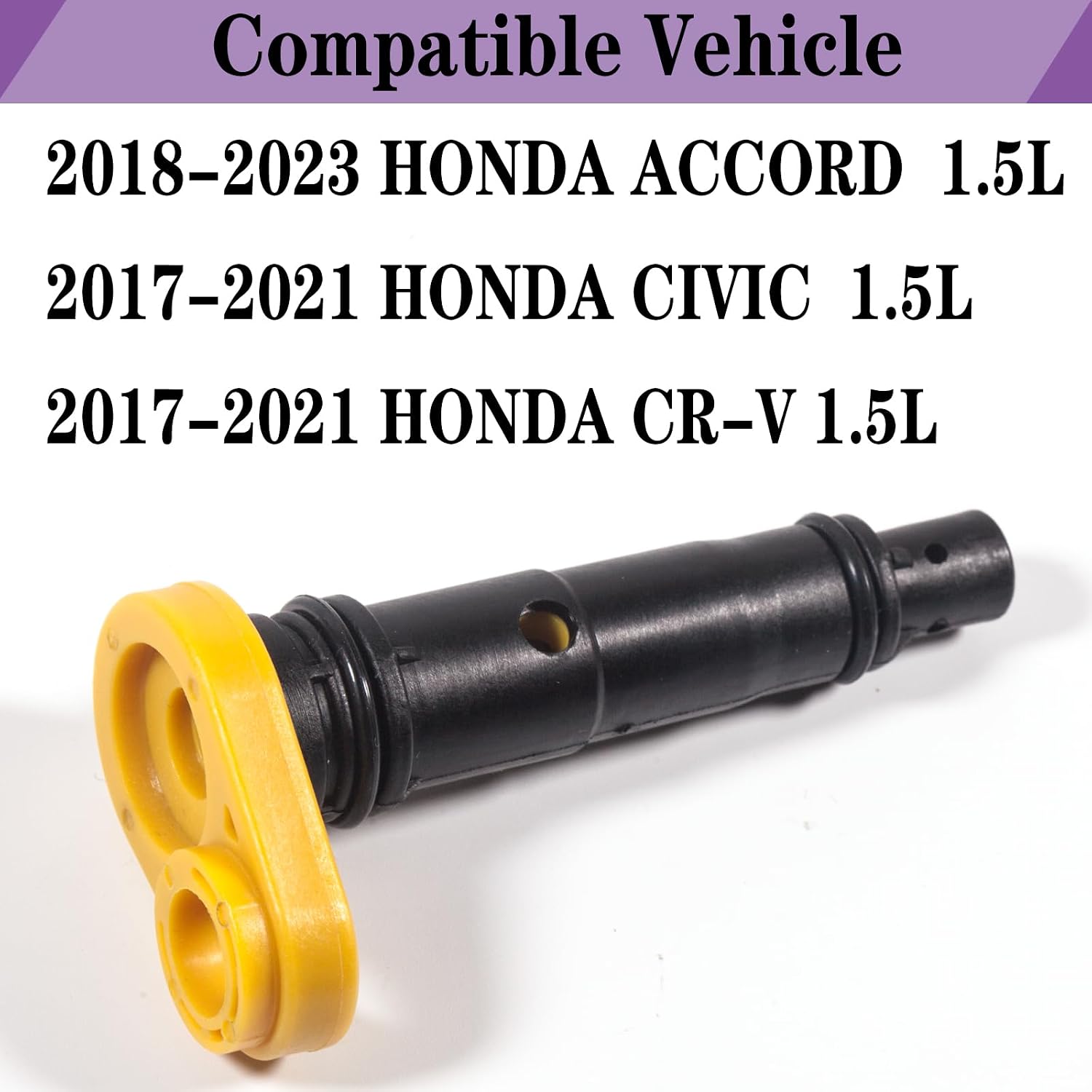 17130-59B-003 For Honda Accord PCV Valve 1.5 Accord 2018-2023,Civic 2017-2021,Cr-v CRV 2017-2021 1713059B003 6P1424 V586 EMH970 2017 2018 2019 2020 2021 2022 2023 17 18 19 20 21 22 23 1.5L