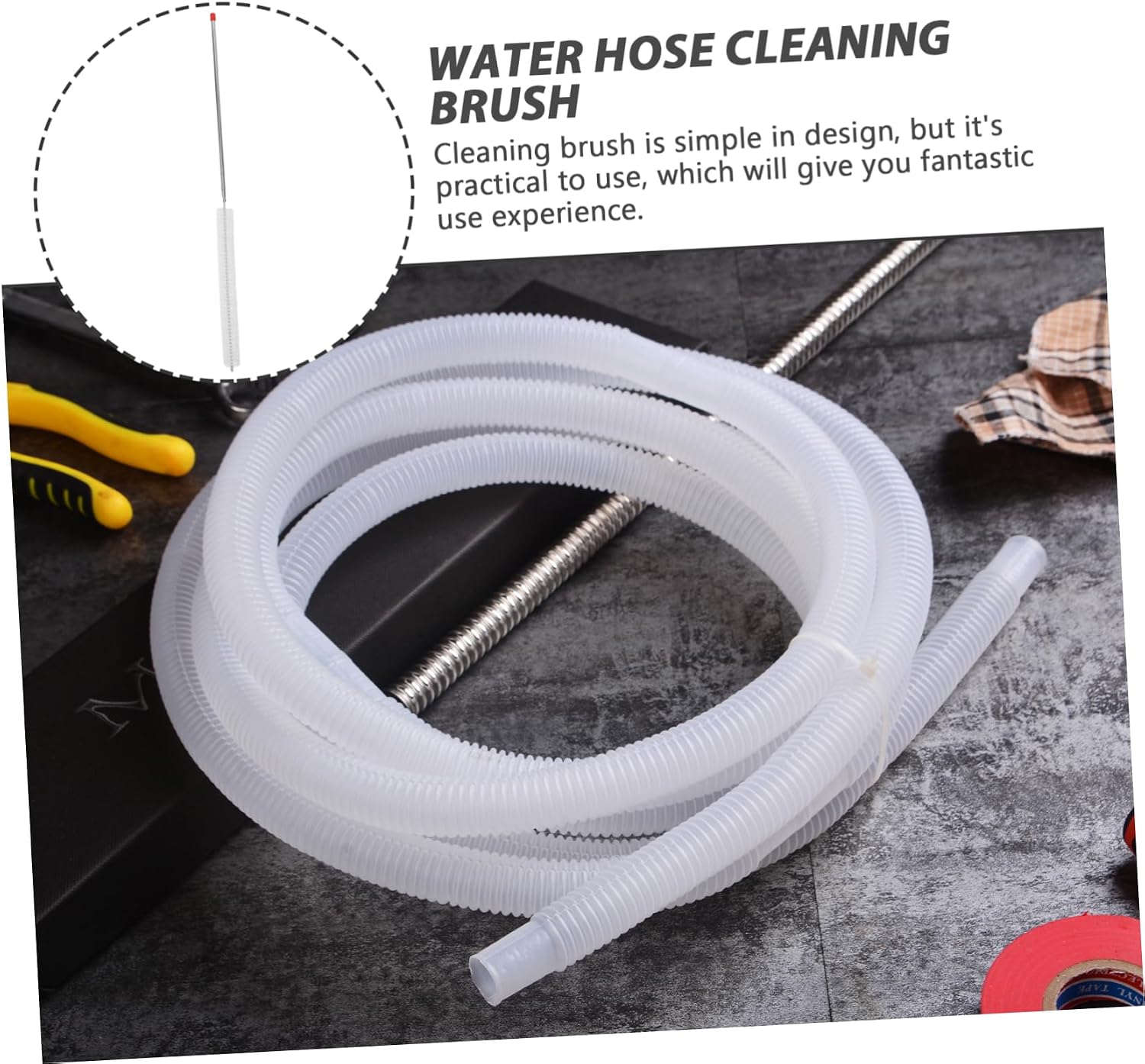SOLUSTRE Cleaning Brush Tool Cleaning Brush for Washing Machine Dryer Vent Easy to Use