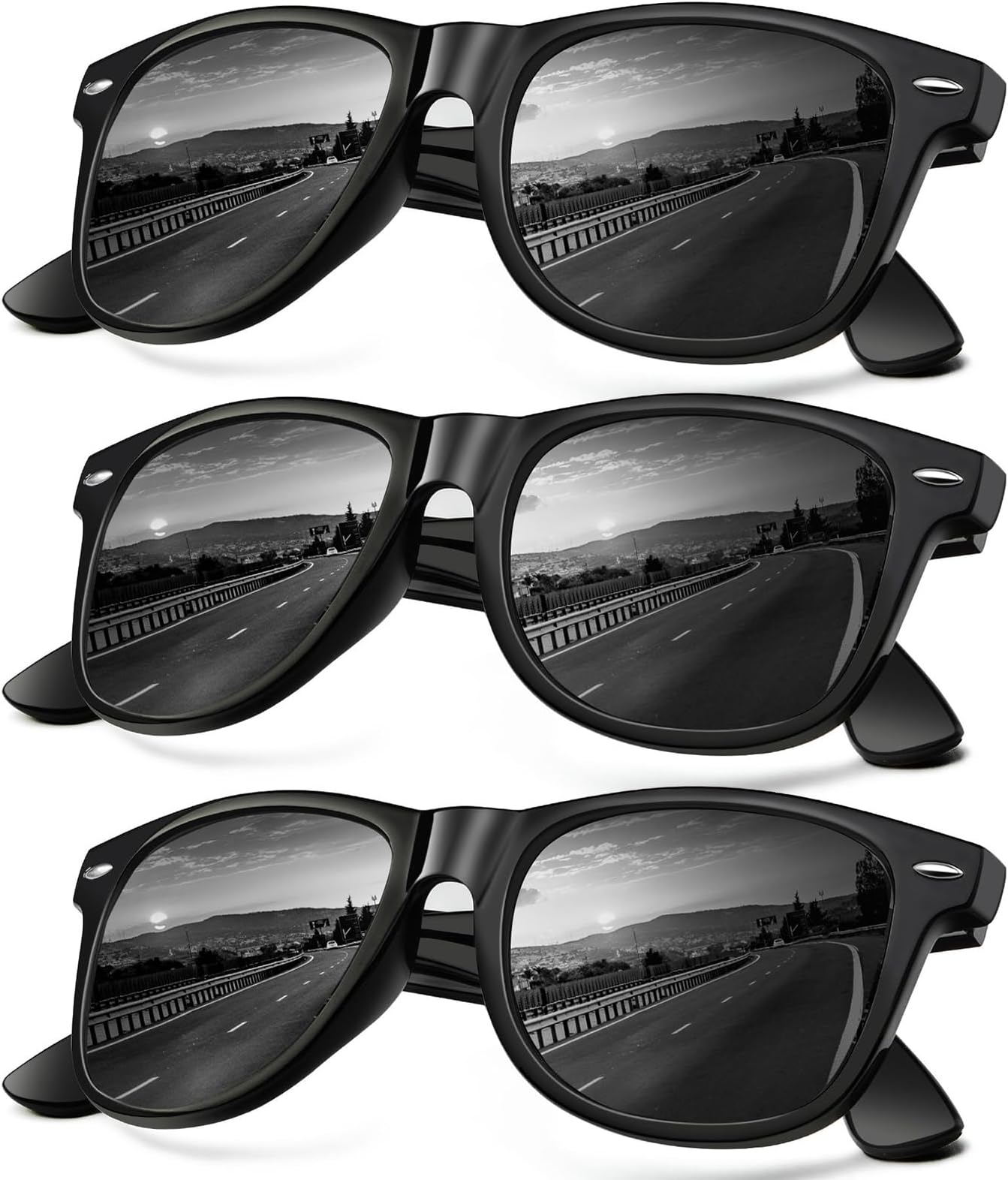 Unisex Polarized Retro Classic Trendy Stylish Sunglasses for Men Women Driving Sun glasses：100% UV Blocking