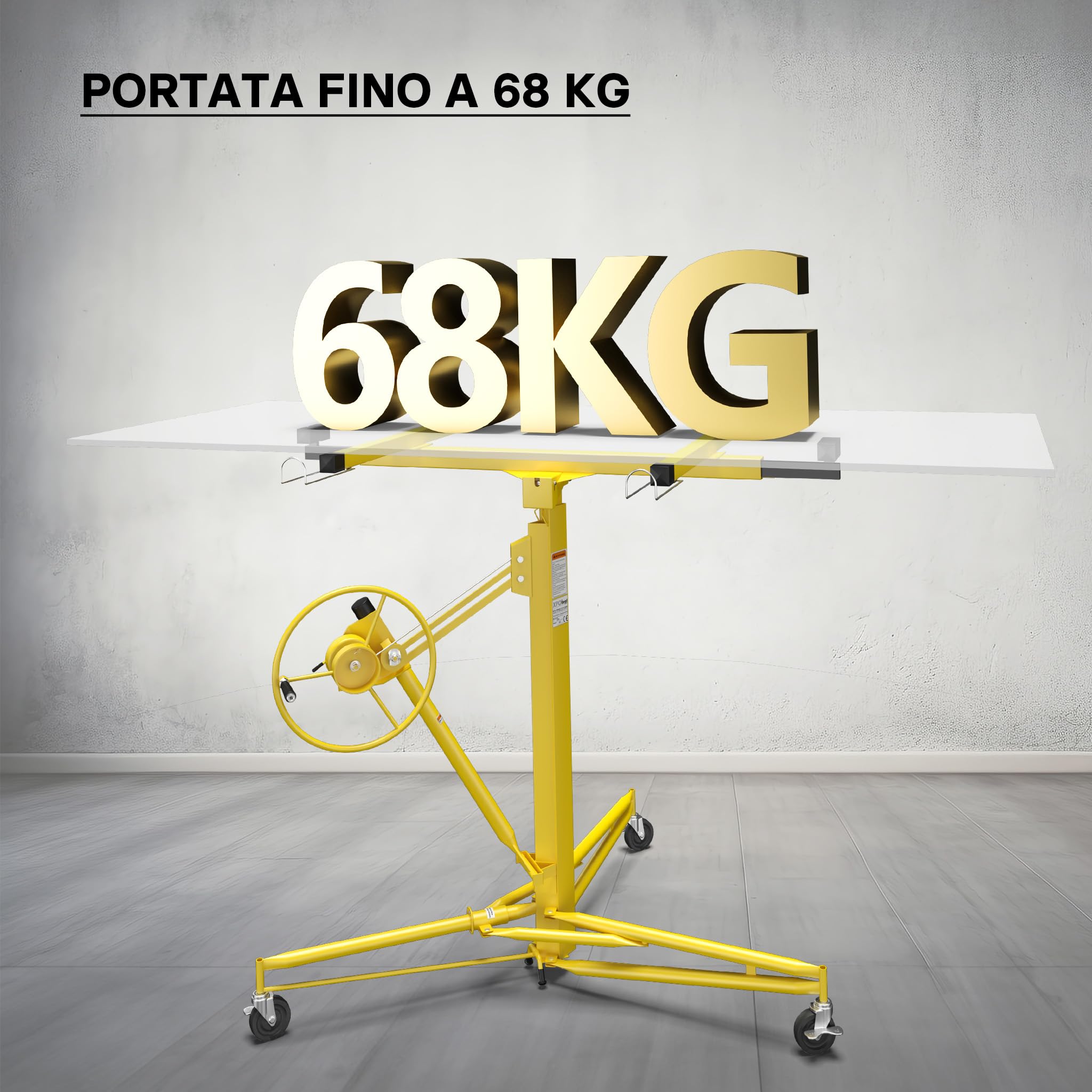Solleva pannelli professionale XXL per cartongesso Alzalastre