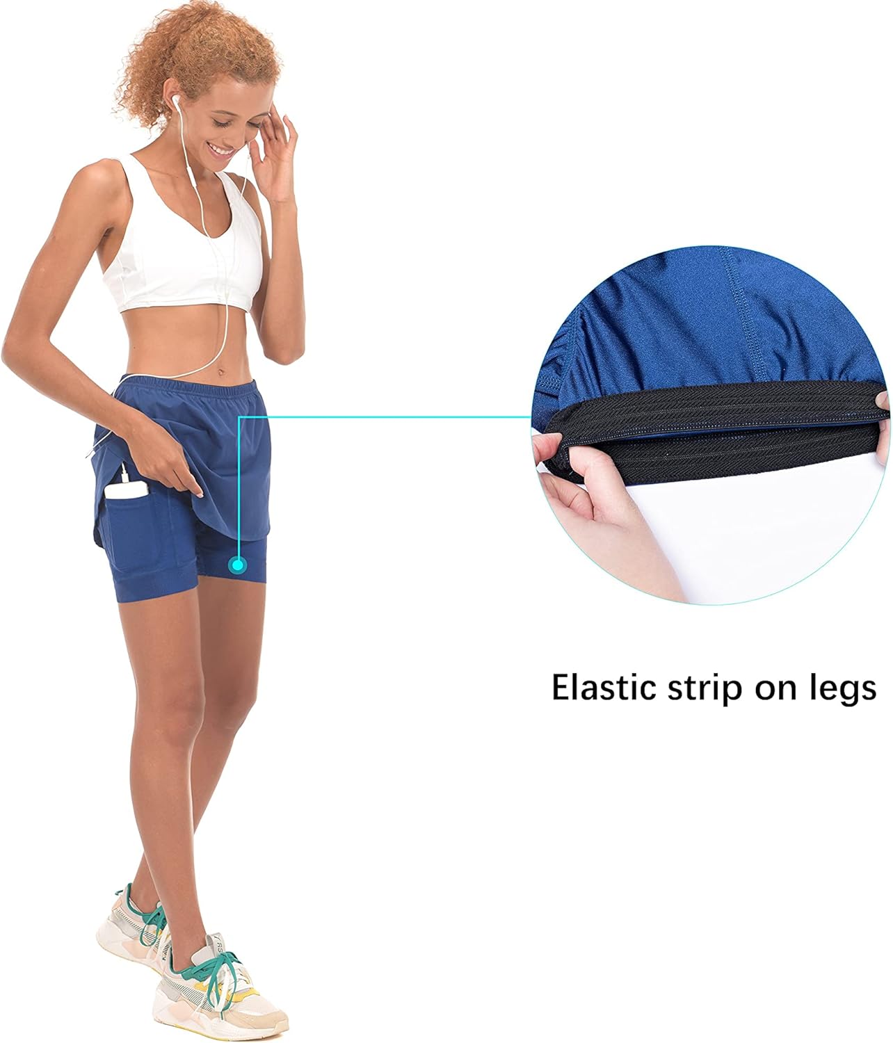 Dasawamedh Women's Cycling Skirts Built-in 3D Padded Shorts with Hidden Pocket : Sports & Outdoors
