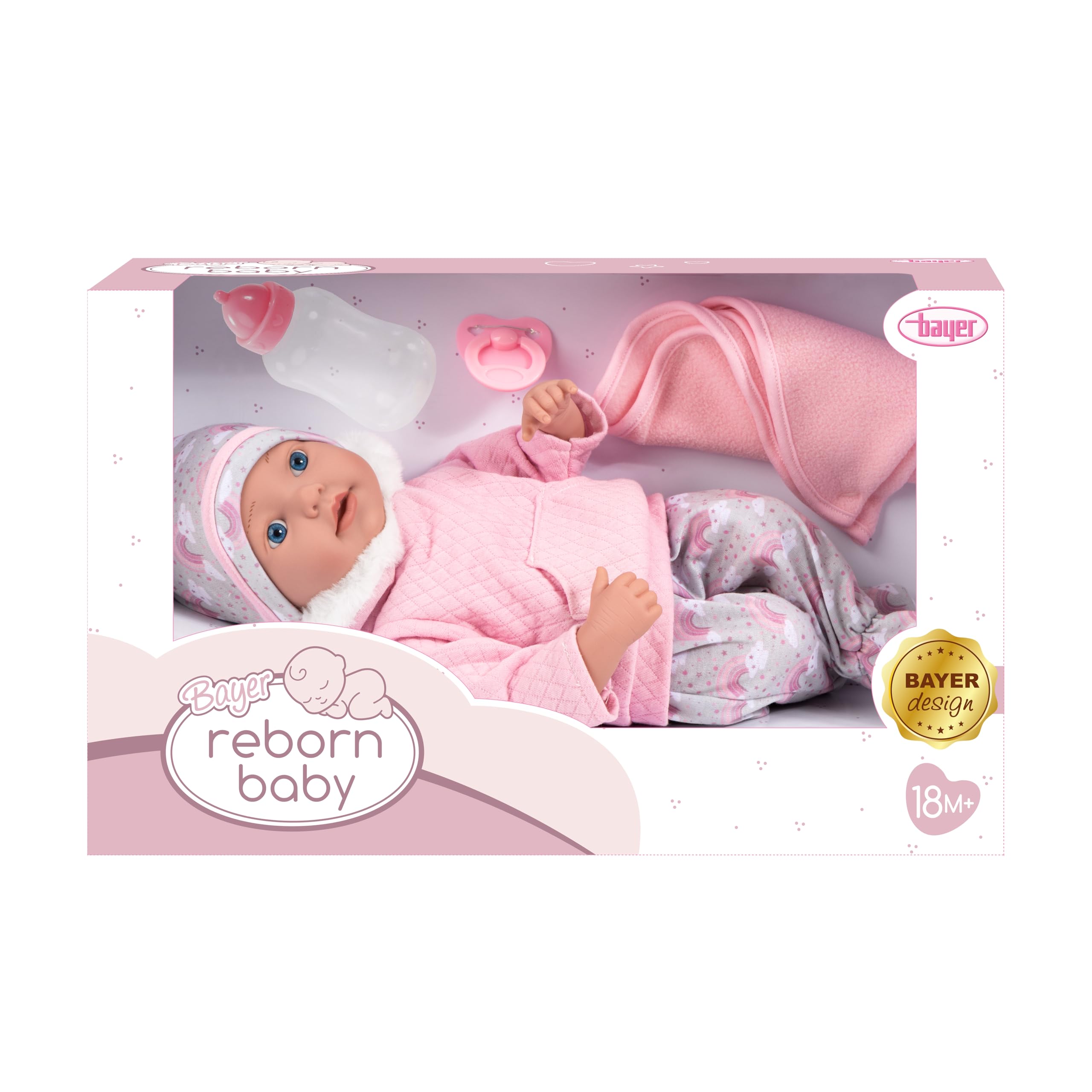 Amazon.com: Bayer Design 93827AC Reborn Doll, Newborn, Royal Doll 