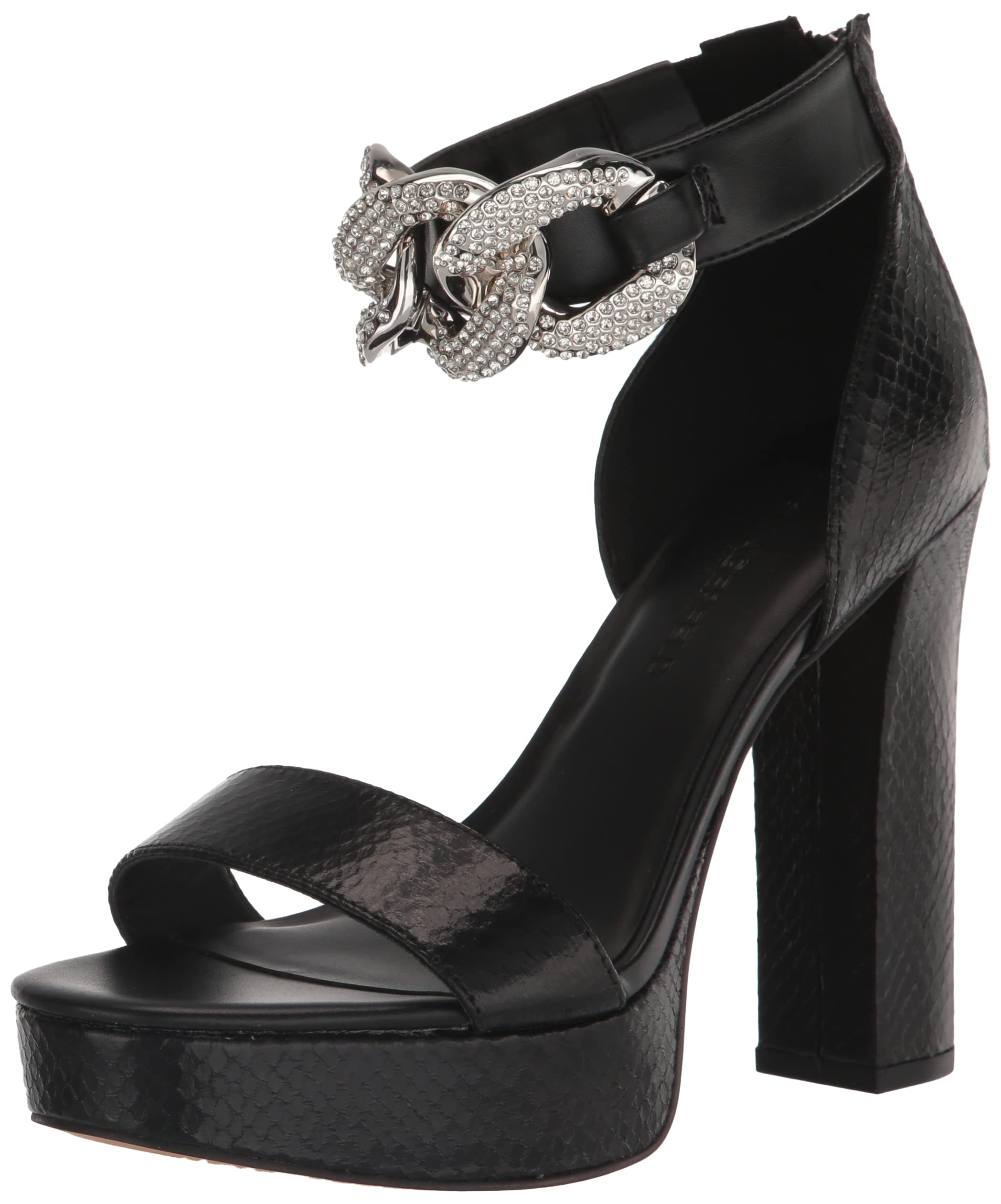 Karl Lagerfeld Paris Women's Anisha Platform Sandal Ankle Boot
