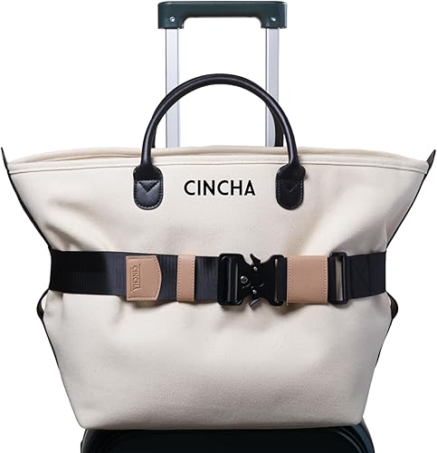 El cinturón de viaje original Cincha para equipaje - Añade una correa de equipaje para la bolsa de mano - Accesorios de viaje para aeropuerto para