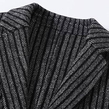 Men's Vintage Wool Blend Blazer 2 Button Casual Pinstripe Men's Vintage Wool Blend Blazer 2 Button Casual Pinstripe