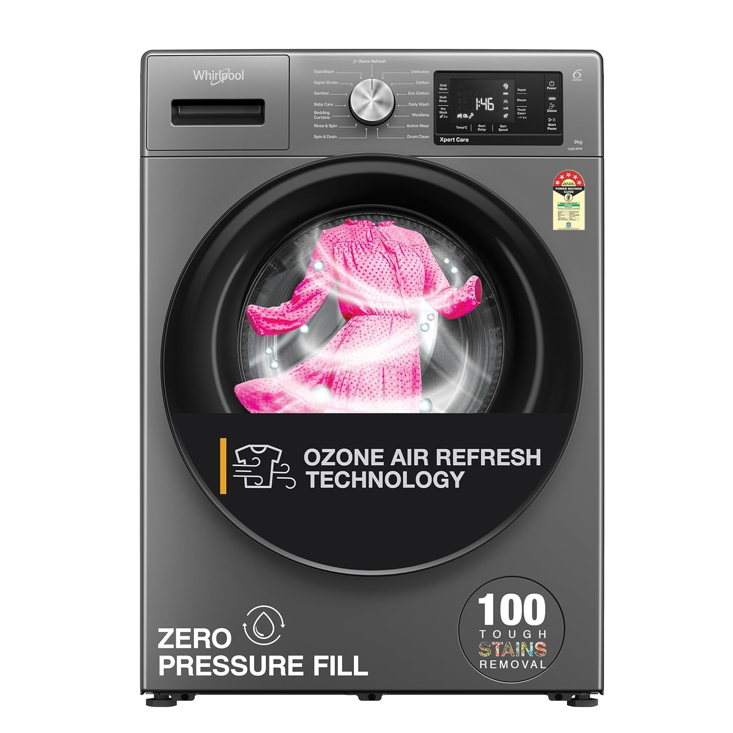 Whirlpool 8 Kg Inverter Fully Automatic Front Load Washing Machine