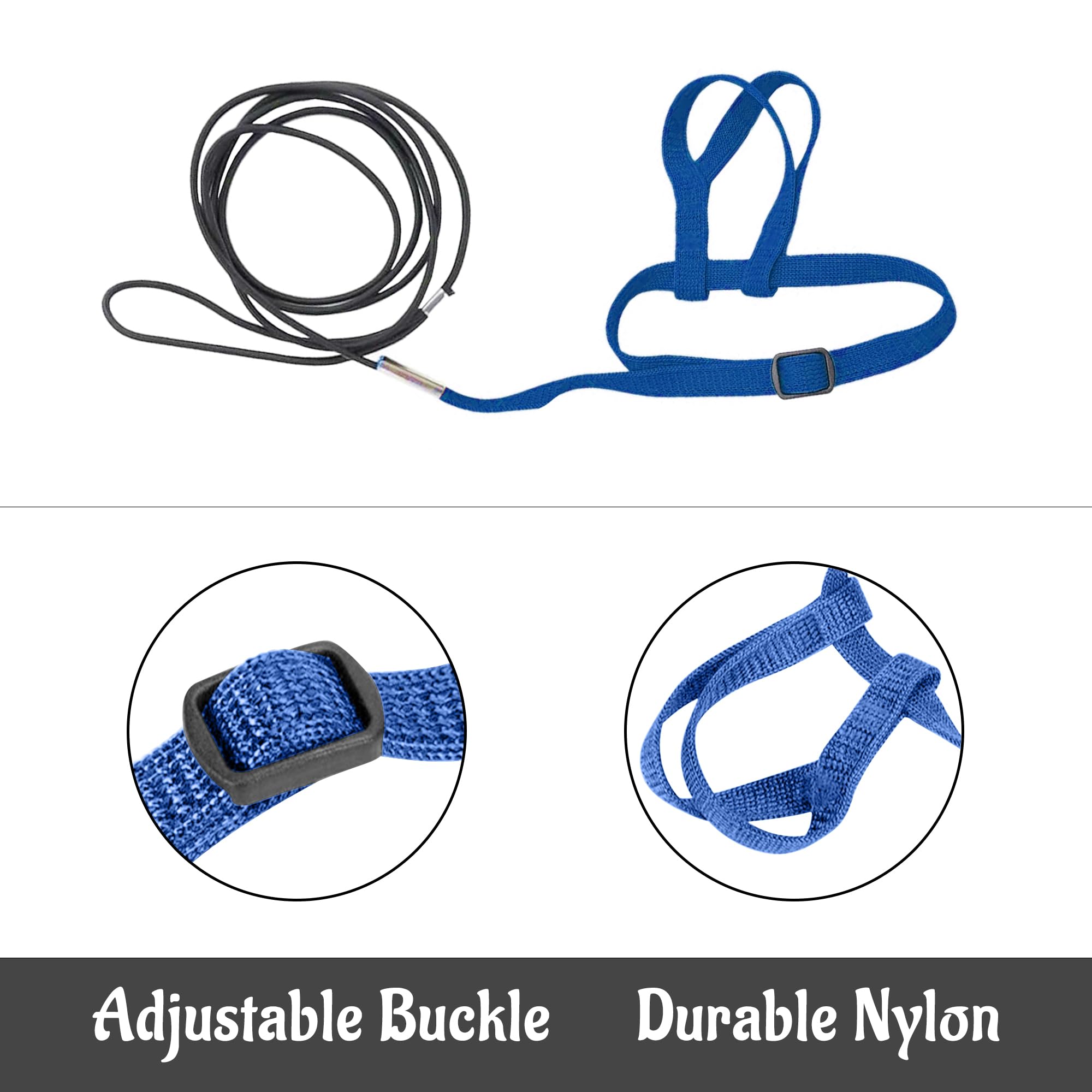 2 pcs Pet Parrot Bird Harness and Leash, Adjustable Training Design Anti-Bite - Image 4